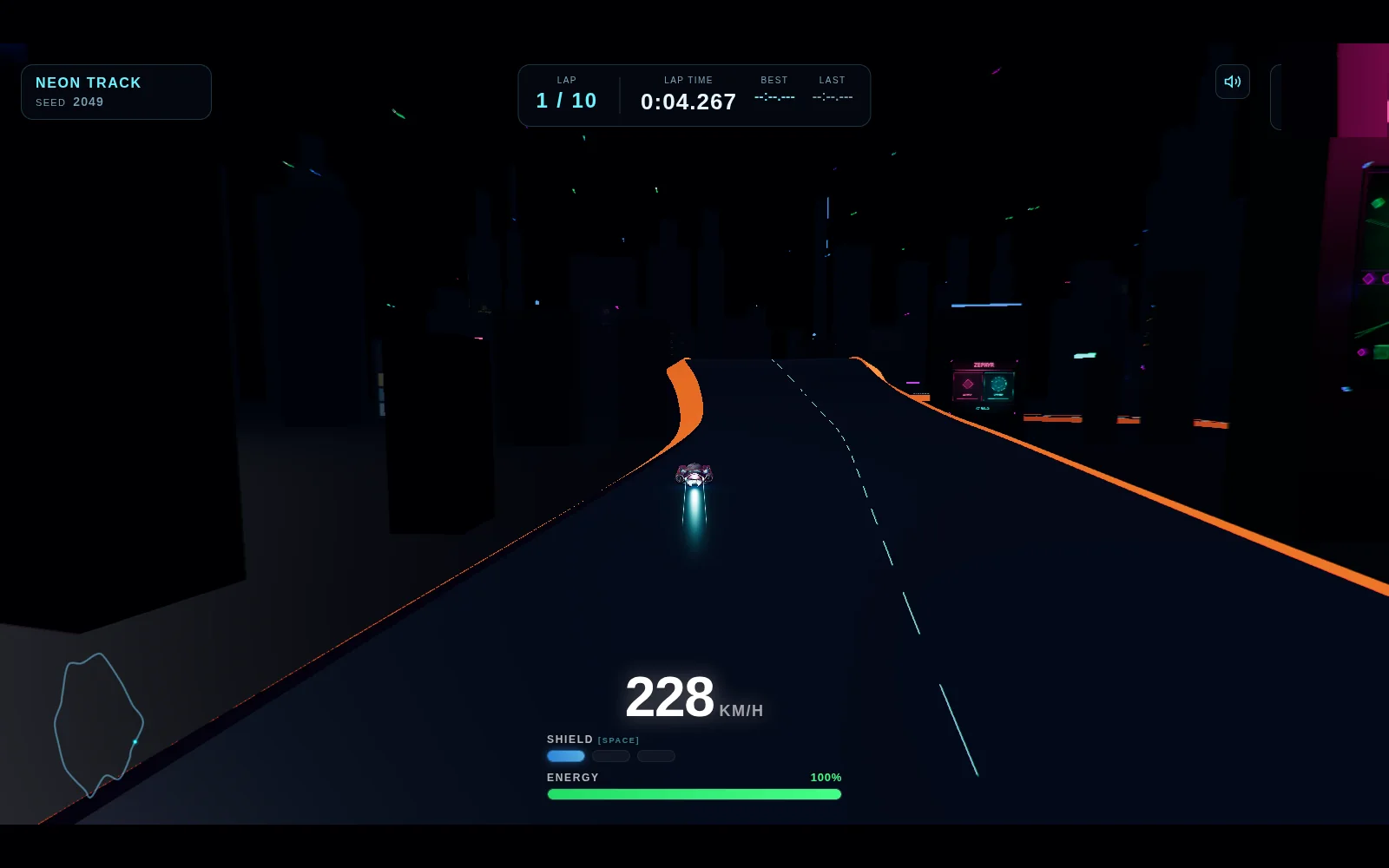 Neon Velocity screenshot
